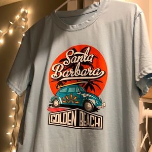 Blue - Santa Barbara graphic T-Shirt